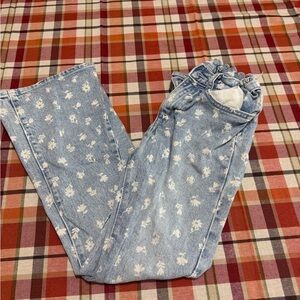 Floral Blue Women's Jeans